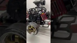 ReveD RDX stock suspension test (slow motion) #shorts #rcdrift #rcdrifting #suspension #slowmotion
