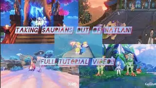 Genshin V6.1 How To Take Saurians Out Of Natlan Tutorial!! credits Of Edits Goes To @fr0zenhe4rt9x 