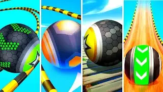 Going Balls vs Action Balls vs Rollance vs Fast Ball Jump - All level gameplay Android, IOS
