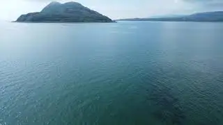 Fly over Arran's seas