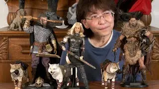 [Statue Episode 13] JXK STUDIOS: Tibetan Wolves with Barbarian and Vikings (1/6 Scale Figures)