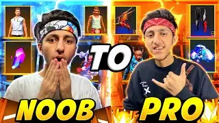Noob Collection To Pro Using 12,000 + Diamonds 💎 In 10 Minutes Free Fire - Garena Free Fire