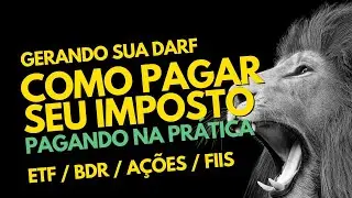 Como gerar sua Darf e pagar seu imposto sobre vendas com lucro de BDR, ETF, Fiis e Daytrade