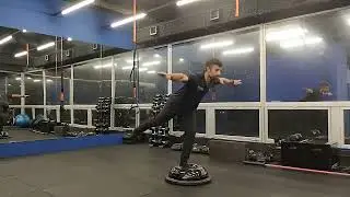 Stiff unilateral no bosu