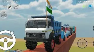 Dampar truck and Bus truck uploading in game crazy gamefly 🛑🔥😱