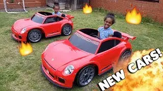 KIDS go Shopping for CARS!! | Twin Vs Twin Buy New PORSCHE cars!!