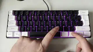 Snpurdiri V800 60% Wired Gaming Keyboard - Review and Test