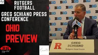 Greg Schiano previews Rutgers football's season opener against Ohio | Press Conference