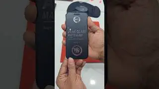 AG Matte Tempered Glass | iPhone 15 Dynamic island Super Smooth Anti Glare Anti Fingerprint ￼