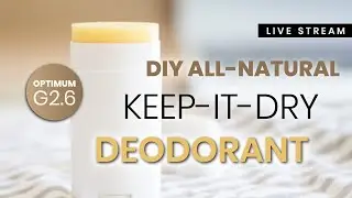 Froothie SkinCare DIY All-Natural Keep-It-Dry Deodorant using the Optimum G2.6 Blender
