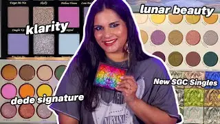 4 Eye Looks with 4 (newish) Eyeshadow Palettes - Lunar Beauty Clionadh, Klarity & Dede Signature