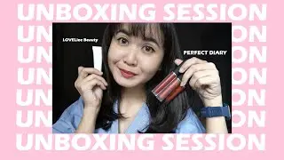 Unboxing Perfect Diary and LoveLiee Beauty Tone Up Essence