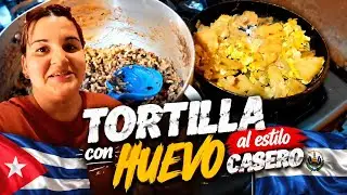 Tortilla con huevo al estilo casero 😋