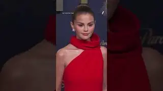 Selena Gomez stuns in red on Emmys red carpet | #yahoolifestyleau