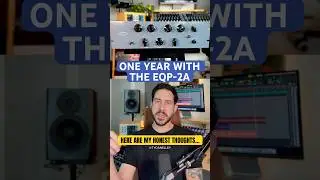 One year with the EQP-2A.. #mixing #mastering #audioengineer #homestudio #producer #studio #gear