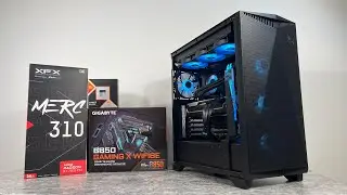 Less than 4 minutes of BUILDING a GAMING PC | POV PC BUILD | Ryzen 7 9800X3D + RX 7900XTX XFX