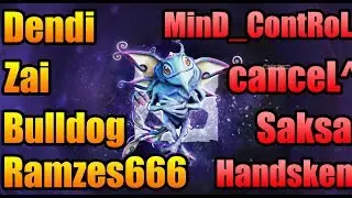 Dendi + Zai + BullDog + Ramzes666 vs MinD_ContRoL + canceL^^ - FACEIT League Dota 2