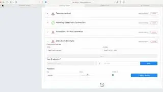 Data Push: Connection Settings