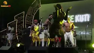 MADE KUTI PERFORMS FELA'S 'PALAVA YOU DEY FIND' AT TROPHY'S NO DNA NEEDED ORIGINAL BLACK PARTY