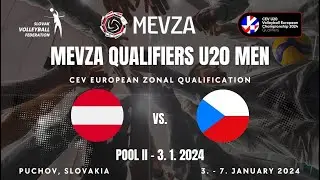 🇦🇹 Austria vs. 🇨🇿 Czechia - 03/01/2024 (MEVZA U20 Men -  Pool 