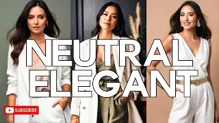 How to Style Neutral Colors in Summer 2025 | Chic, Elegant & Simple Outfit Ideas