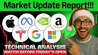 Обзор фондового рынка в канун Рождества 🎄📈 ES, SPY, QQQ, MAG7: торговые сигналы, медвежьи флаги B...