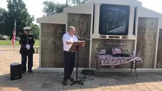 LCpl John David Ponder Passing Of the Flag Ceremony 08/03/2019