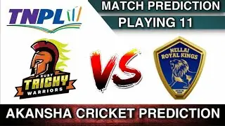 TNPL 2021 Nellai Royal Kings vs Ruby Trichy Warriors 3rd Match Prediction, Playing 11 NRK Vs RTW