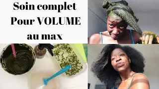 Pousse et Volume cheveux crépus : soin capillaire simple et complet à la poudre de MORINGA