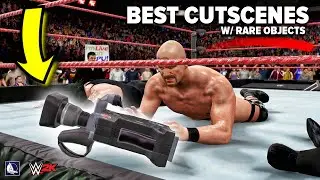 10 Epic Cutscenes in WWE Games that used RARE objects / props