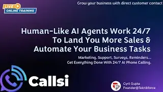 Full Callsi Review Webinar  + Demo + OTOs + Bonuses | Callsi AI Review