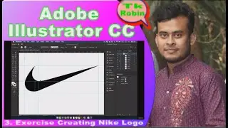 Adobe Illustrator CC I 3. Exercise Creating Nike Logo   I  Working with Objects   2022...