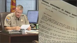 Arizona DPS director finds letter of advice from his late father in time capsule