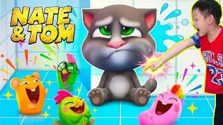 Bathroom Buddy - Can You Handle My Talking Tom 2 in REAL LIFE Official Trailer Parody
