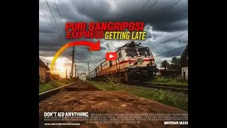 12892 PURI-BANGRIPOSHI SUPERFAST EXPRESS #FULLSPEED #39400 #WAP7 #LHB