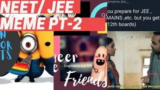 NEET/JEE Meme Part-2.😂😂