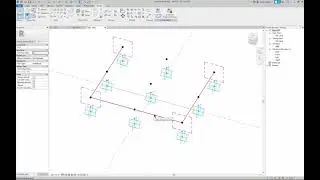 00 Curved space frame Revit adaptive component part 1