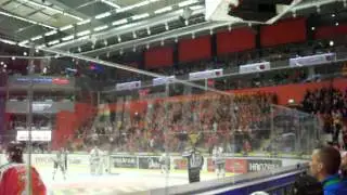 Lulea hockey fans singing