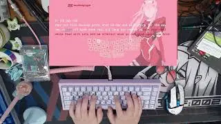QK65 r2 (POM Plate) with Cherry MX2A Purple (Glarses switches) Sound Test