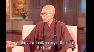 Avoid using slander, flattery, or other inappropriate speech (GDD-763, Master Sheng-Yen)