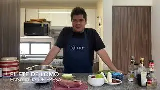 Filete al tocino cocina f&aacute;cil chef JON ensalada de fresa aprende a cocinar