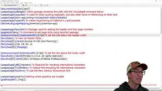 Latex APA7 Preamble Packages and journal construction (Ep.2)