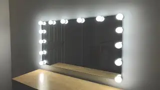 DIY | LARGE VANITY MIRROR | UNDER &pound;35