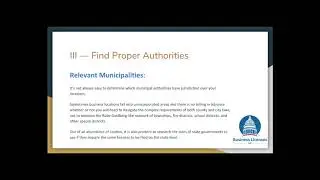 The Business License Research Framework Video Slideshow