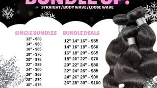 Rose Gold Media Group - Bundle Up Hair Flyer Animation with Canva