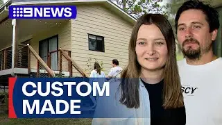 Families turning to custom-made kit homes amid housing crisis | 9 News Australia