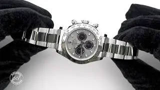 Rolex 116509 Daytona 40 mm 18K White Gold Ghost Dial Oyster Bracelet Box and Papers 2020