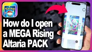 Pokemon TCG Pocket How do I open a MEGA Rising Altaria PACK? - Step By Step
