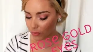 Rose Gold Eyes Makeup Tutorial