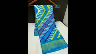 MULTY COLOUR LEHARIYA| 3DSHIBORI RICHNESS OF BANARASI STYLE SAREE| TRADITIONAL PRINTS MOSS CHIFFON|